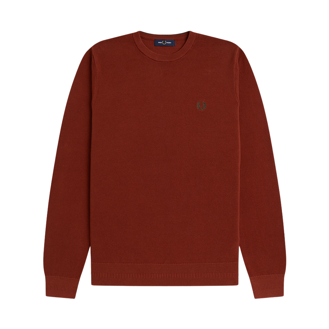 프레드페리 피케 스티치 니트 브랜디(Fred Perry Pique Stitch Knit Brandy)