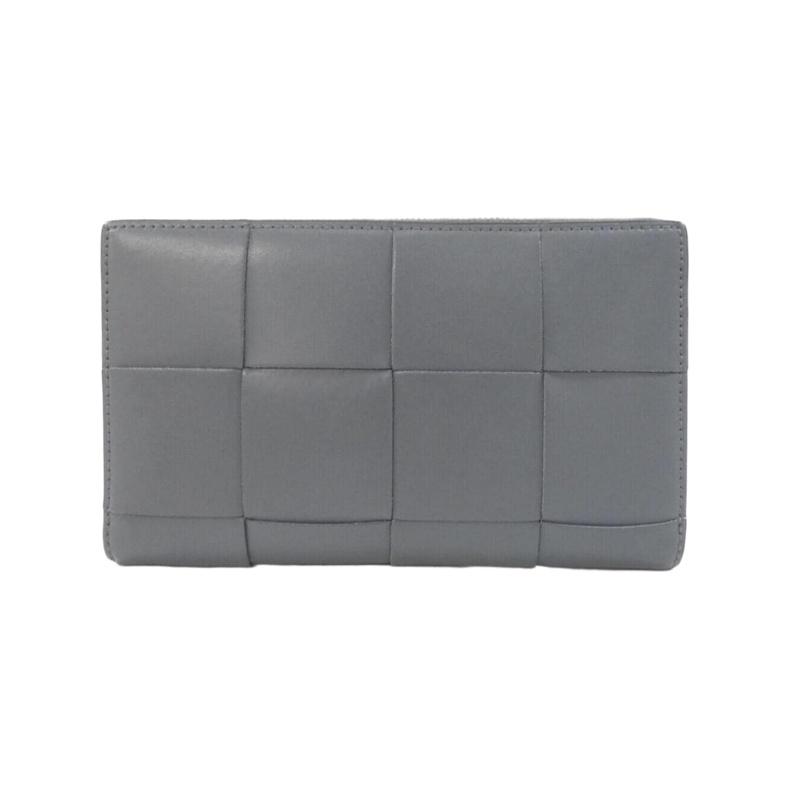 649607VBWD21242 Bottega Veneta Cassette Zip Around Wallet Thunder