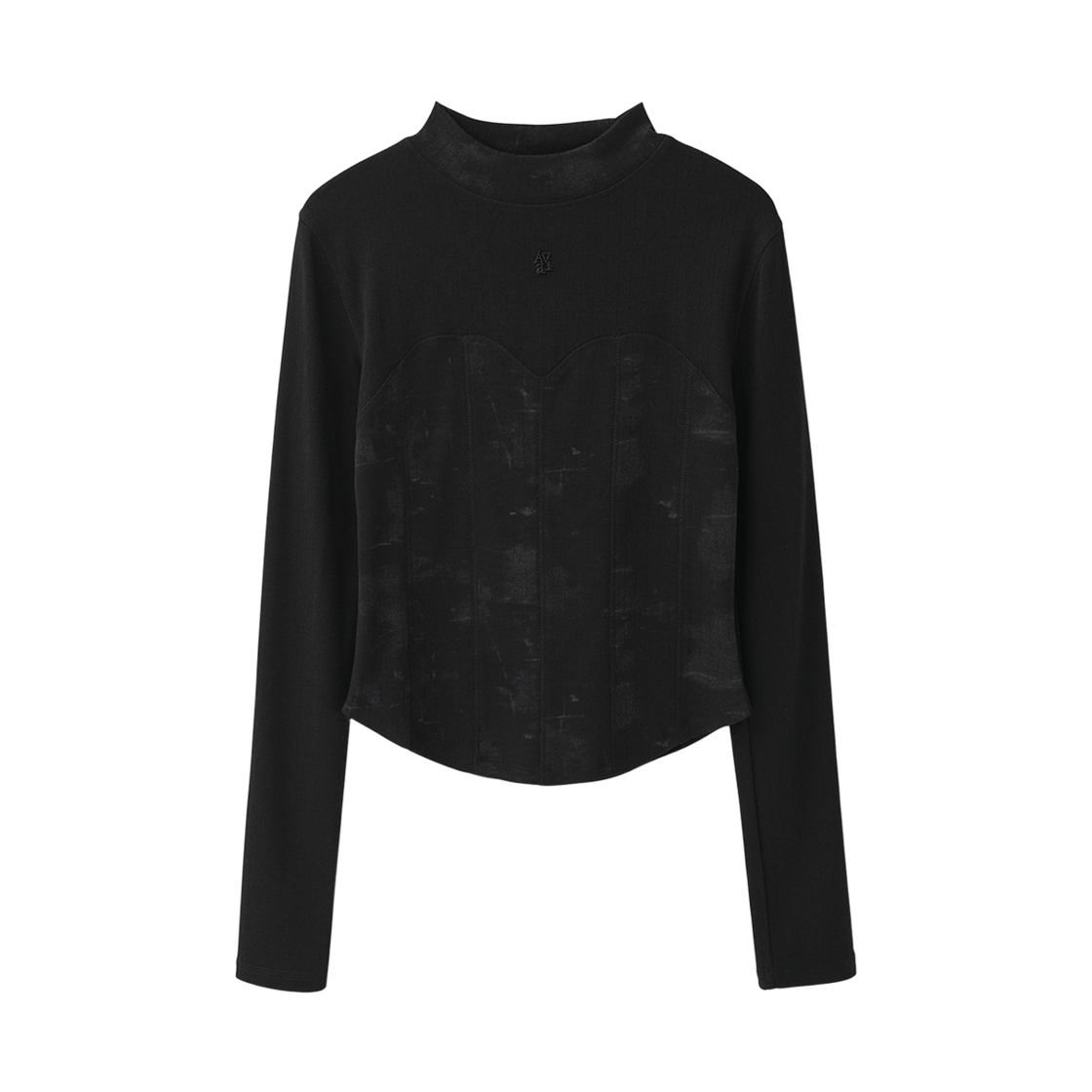 어반드레스 레이아 포그 코르셋 롱 슬리브 블랙(AVANDRESS Raya Fog Corset Long Sleeve BLACK)