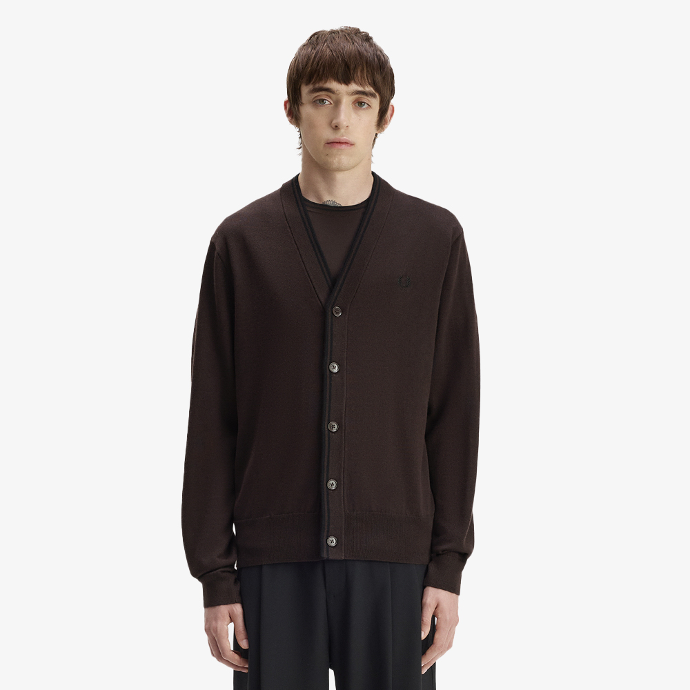 프레드페리 클래식 가디건 리치브라운(Fred Perry Classic Cardigan Rich Brown) - 2