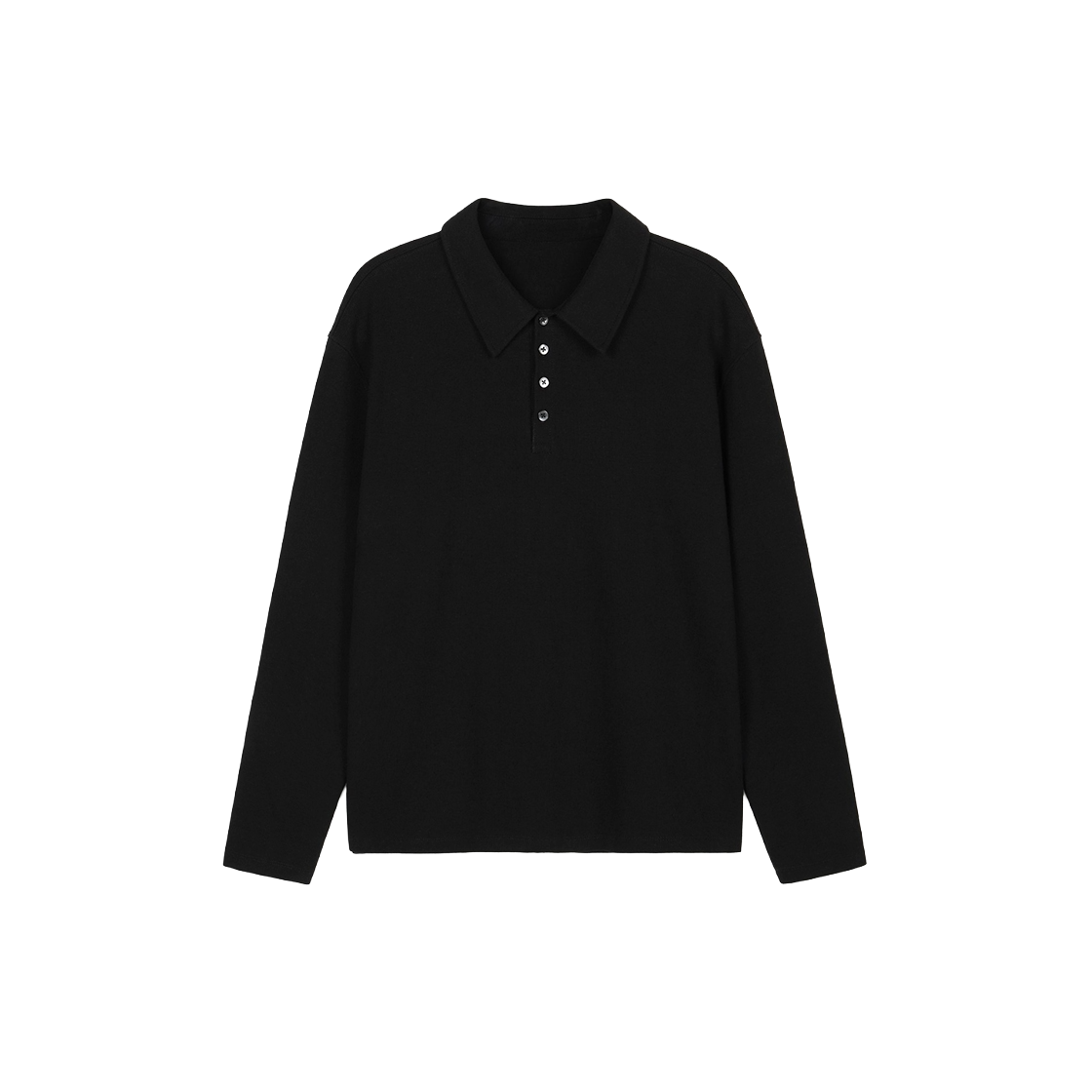 TNTS6F105BK TNGT Ribbed Slim Fit Polo Shirt Black