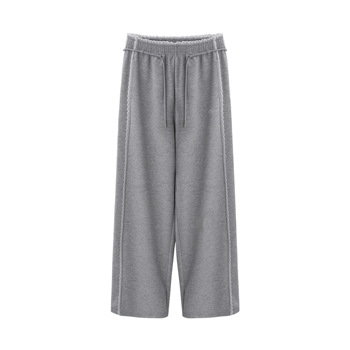AD63PT02GR AVANDRESS Ange Lace Track Pants GREY
