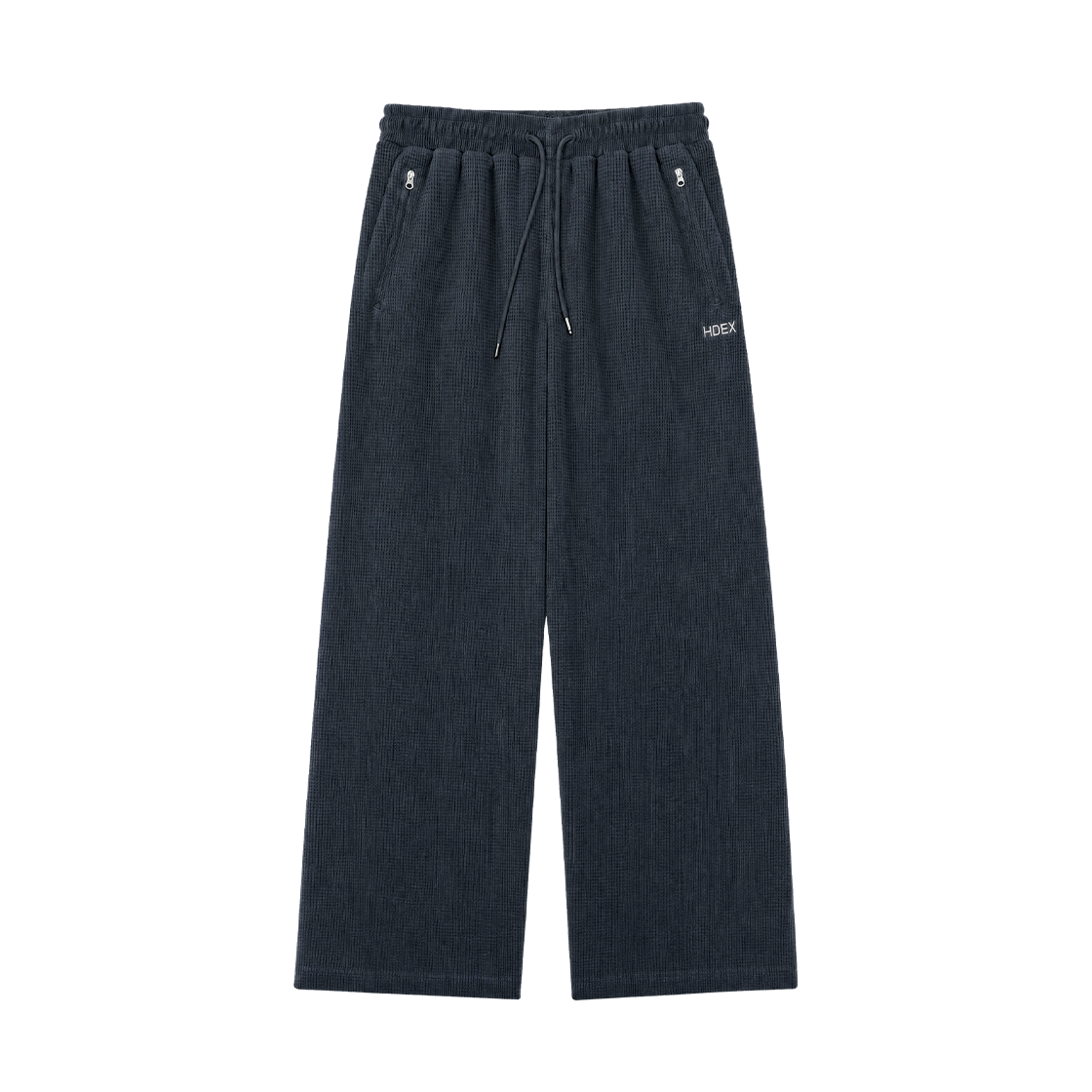 에이치덱스 소프트 벨로어 와플 팬츠 스톰 네이비(HDEX Soft Velour Waffle Pants Storm Navy)