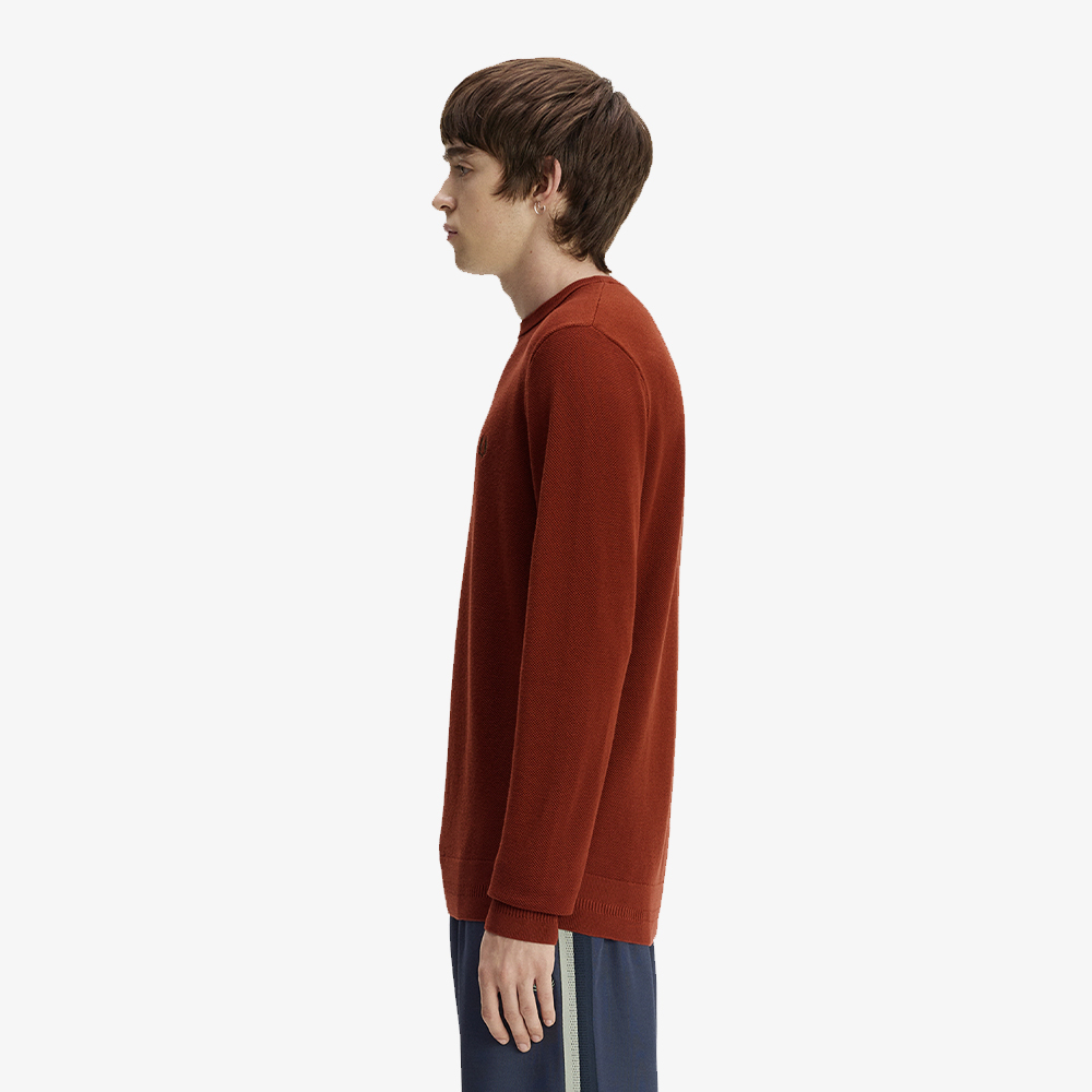 프레드페리 피케 스티치 니트 브랜디(Fred Perry Pique Stitch Knit Brandy) - 3