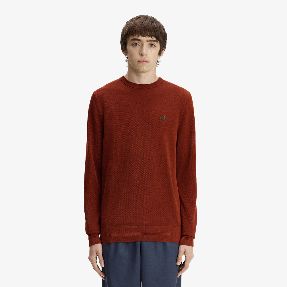프레드페리 피케 스티치 니트 브랜디(Fred Perry Pique Stitch Knit Brandy) - 2