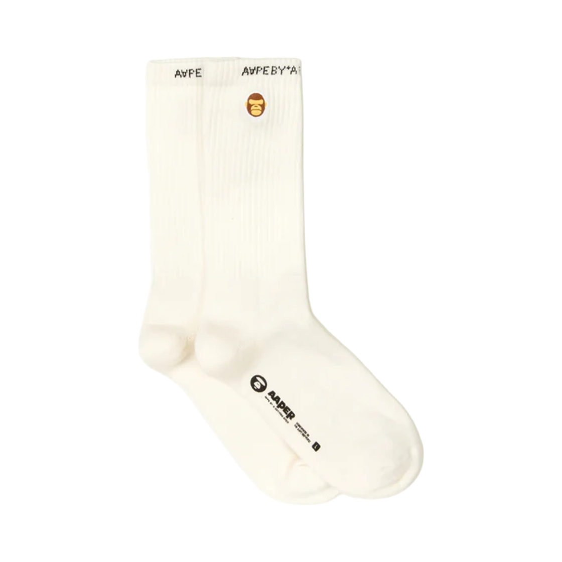 에이프 에이퍼 삭스 아이보리 - 26FW(AAPE Aaper Socks Ivory - 26FW) - 2