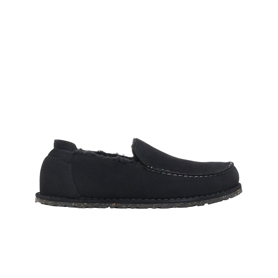 1025211 Birkenstock Utti Slip On Suede Leather Black - Narrow