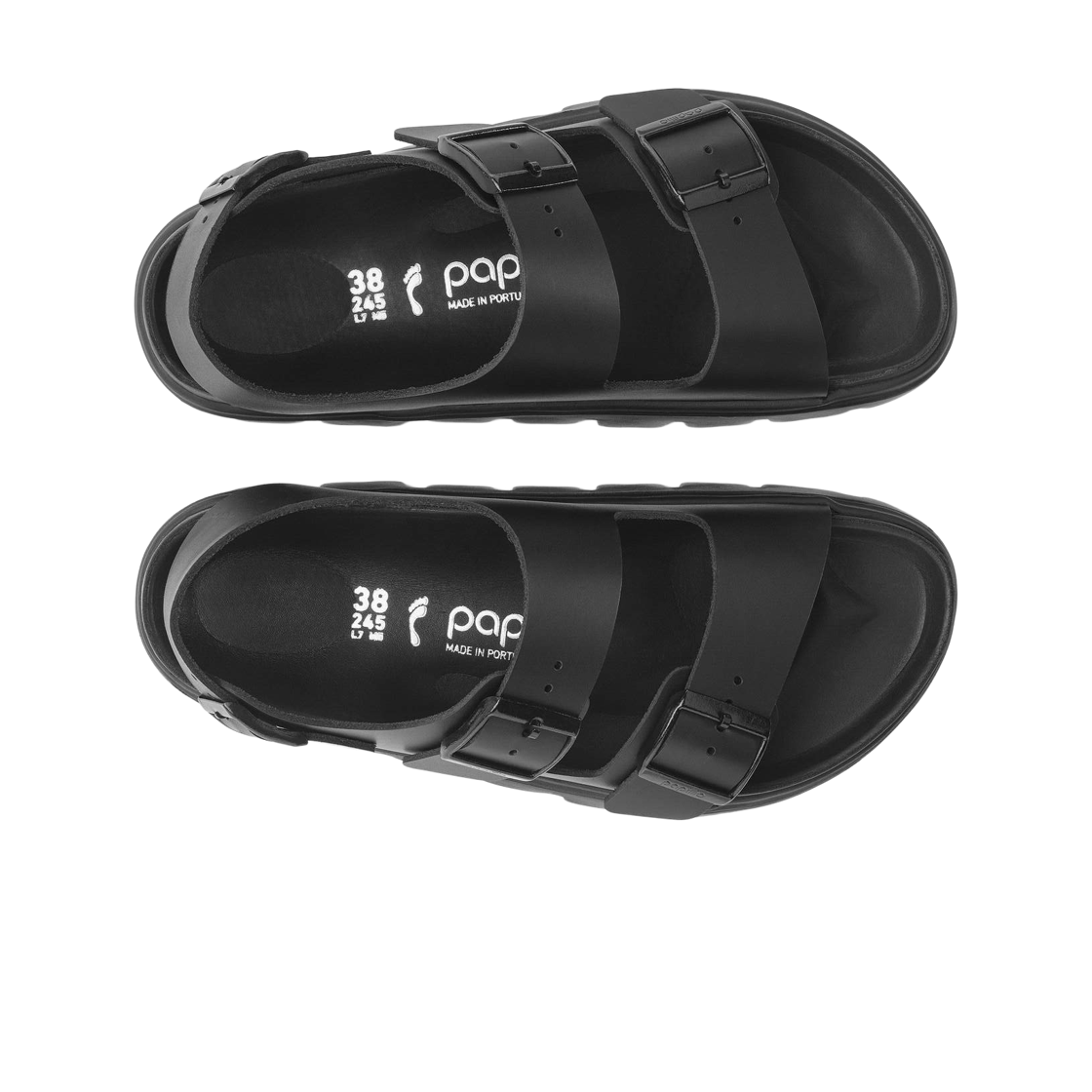 버켄스탁 파필리오 청키 블랙 - 내로우(Birkenstock Papillio Chunky Black - Narrow) - 2