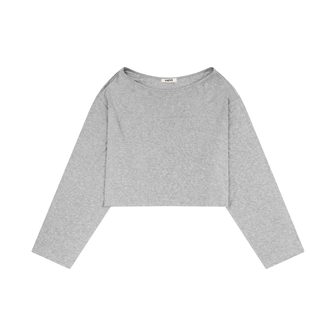 26FWT04-GY-F LAZYZ Creamy Long Sleeve T-Shirt Gray