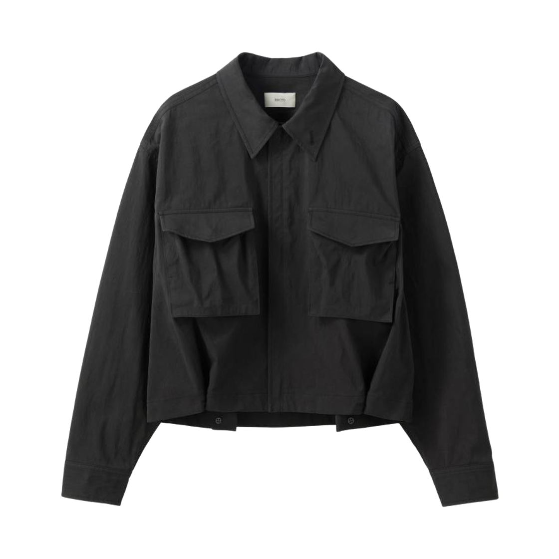 RM26WWJP001BK Recto Pocket Detail Crop Jacket Black
