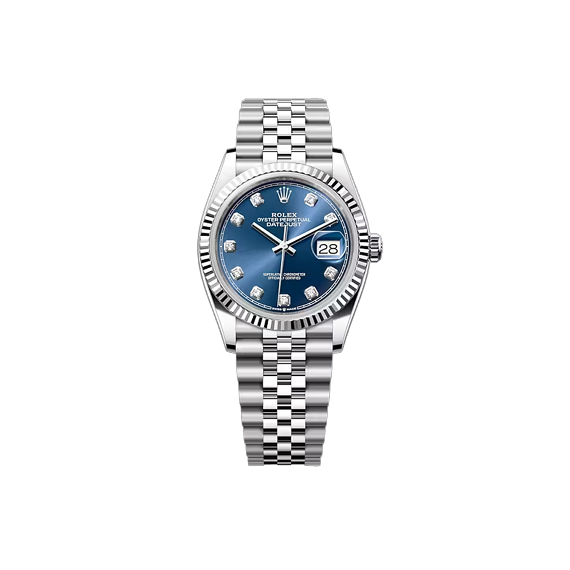 IT7EPCEIUQNL Rolex Datejust Blue 10P Jubilee