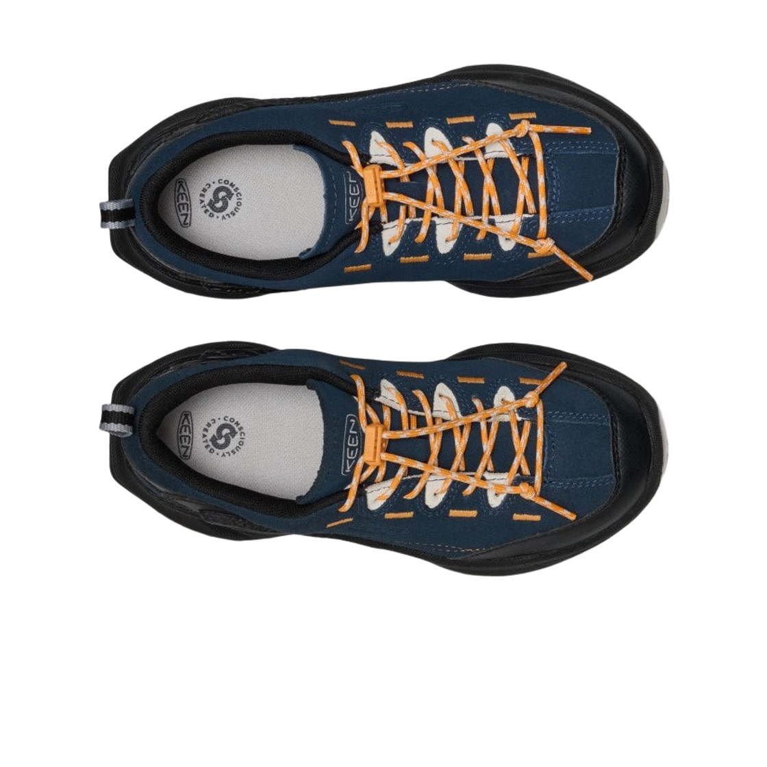 (키즈) 킨 재스퍼 자이오닉 스니커즈 나발 아카데미 플레임 오렌지((Kids) Keen Jasper Zionic Sneakers Naval Academy Flame Orange) - 2