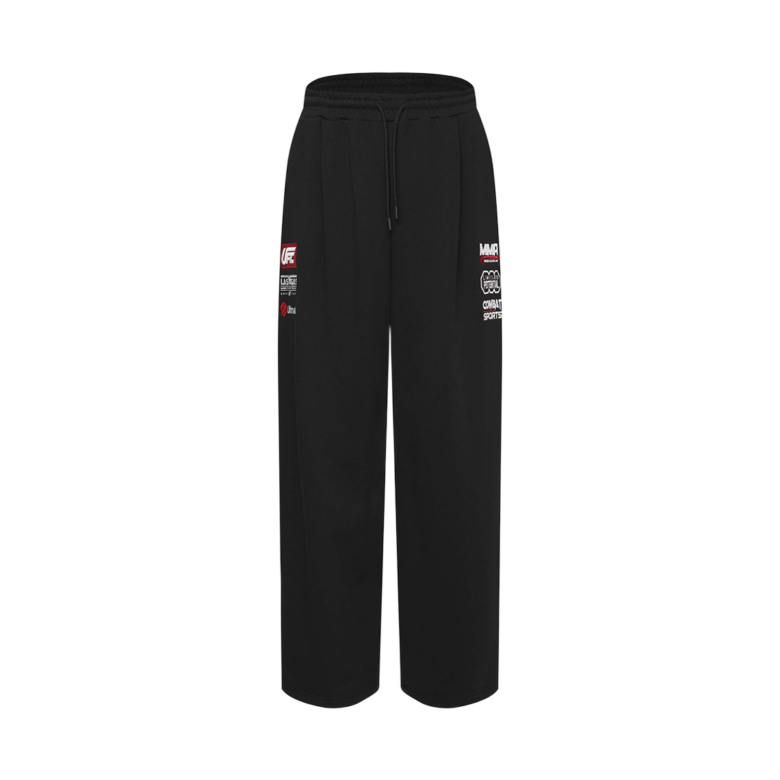 U2TPX3303BK UFC SPORT Mma Sponsorship Mega Oversized Fit Sweat Pants Black