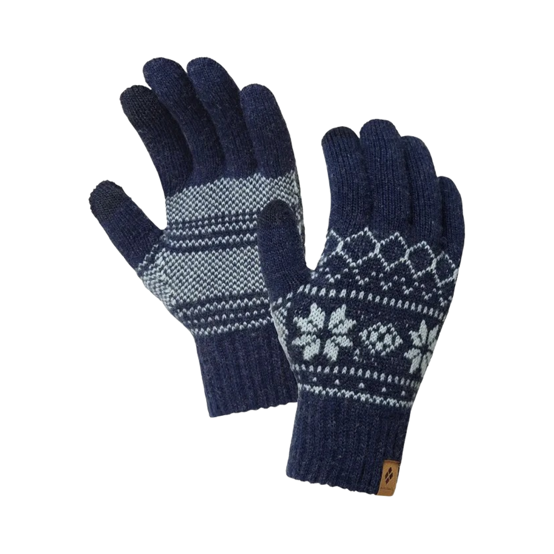 1118627 Montbell Wool Knit Gloves Navy