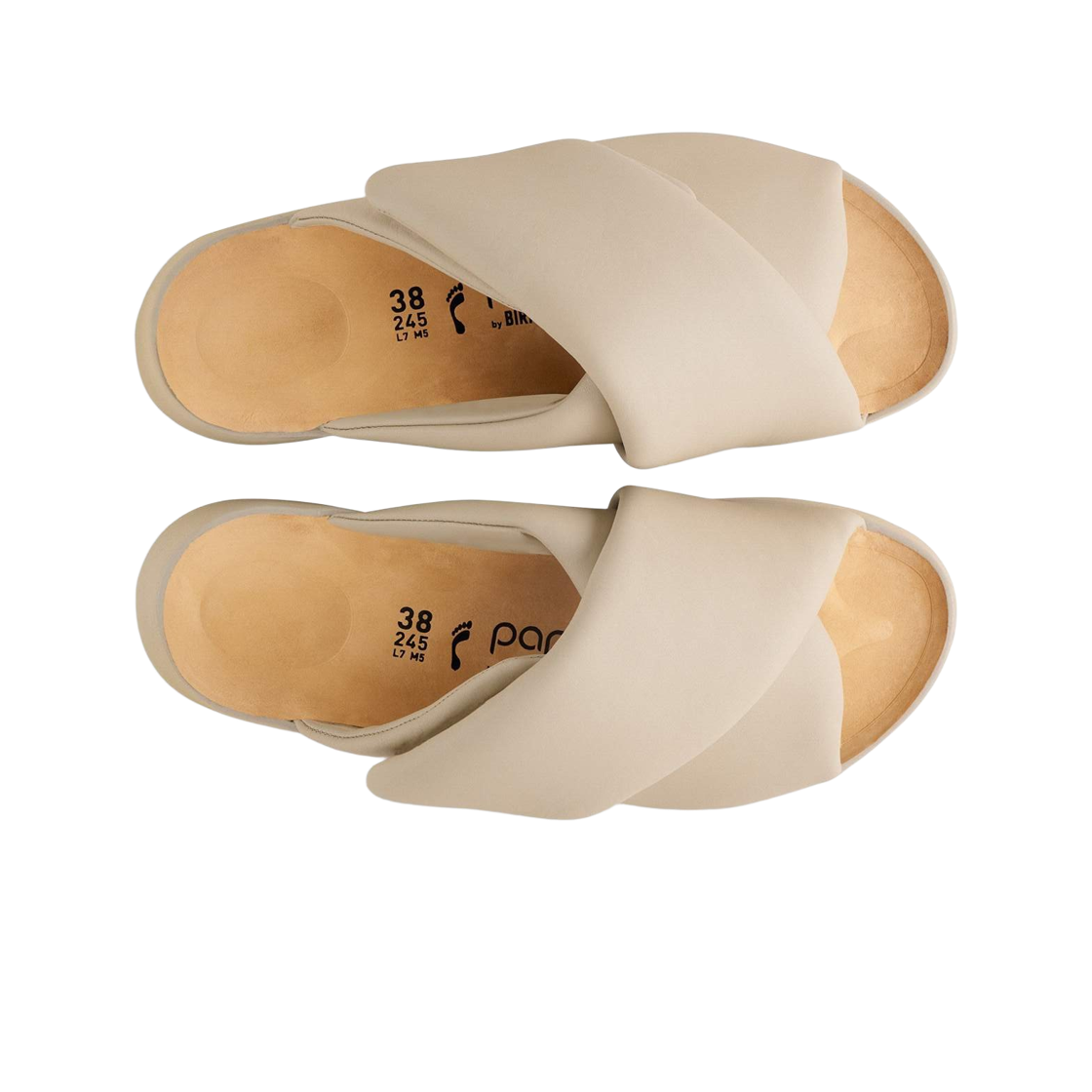 버켄스탁 테다 크로스 스트랩 오이스터 - 내로우(Birkenstock Theda Cross Strap Oyster - Narrow) - 2