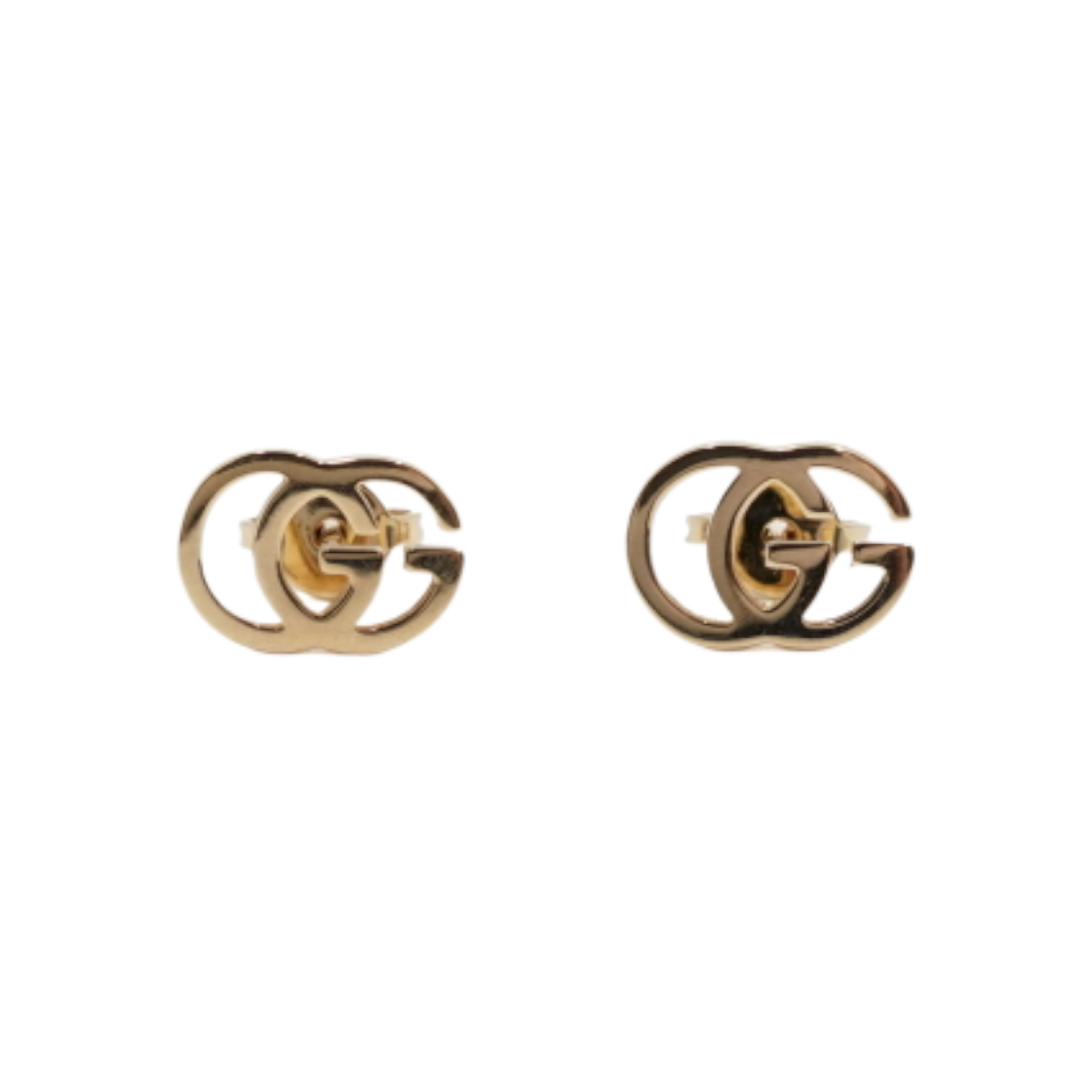 ITVKU3UTVJ6P Gucci 18K Yellow Gold GG Running Stud Earrings