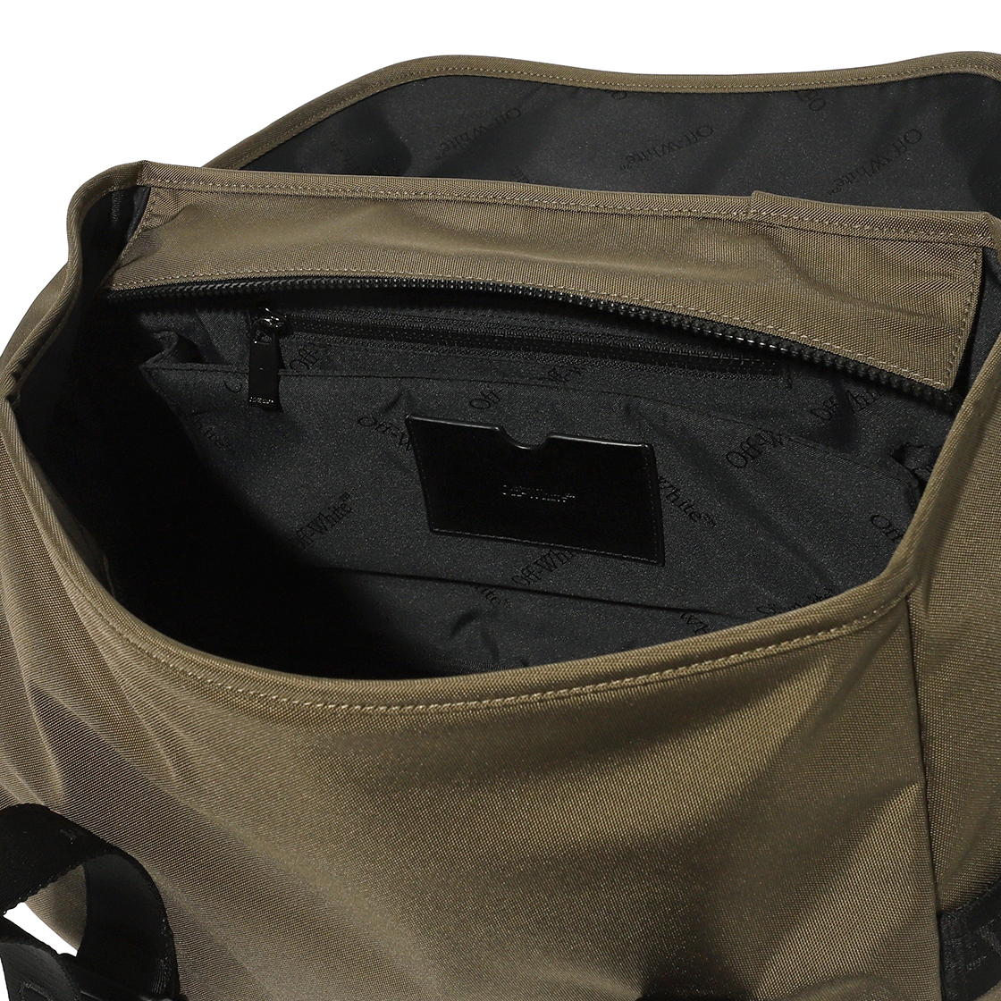 오프화이트 카메라 숄더 백 L (카키)(Off-White Camera Shoulder Bag L (Khaki)) - 5