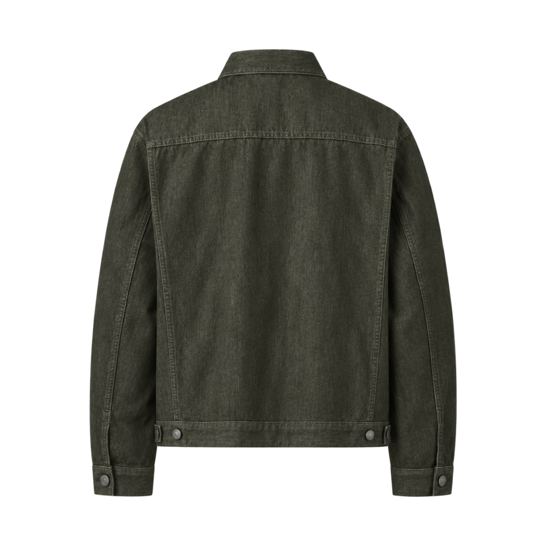 유니클로 데님 트러커 자켓 올리브(Uniqlo Denim Trucker Jacket Olive) - 2