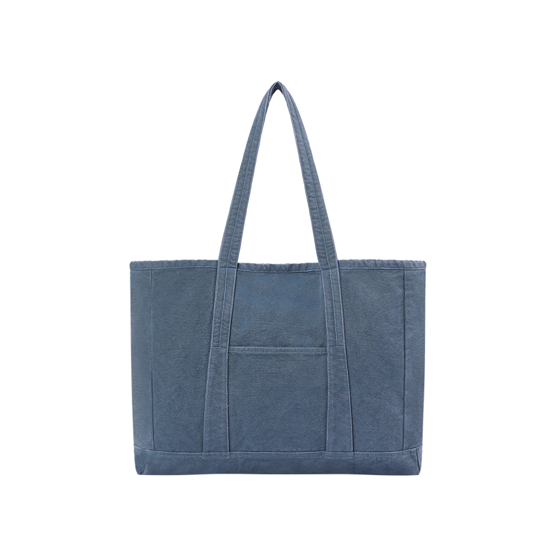 HM6LBG0061H0 Polyteru Human Index Dyed Shopper Bag Blue