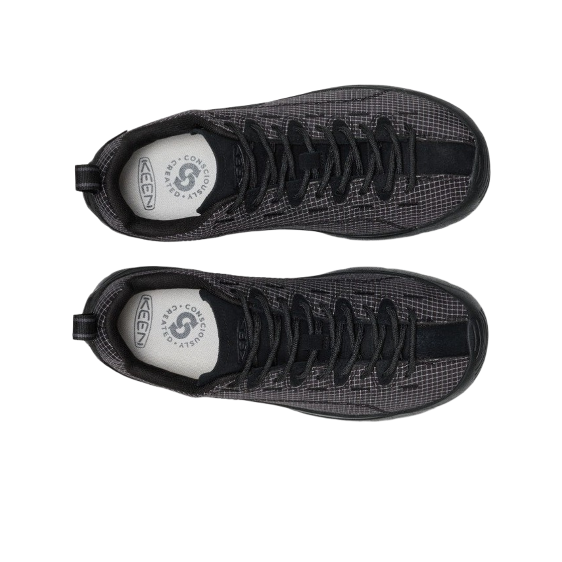 (W) 킨 재스퍼 나일론 워터프루프 스니커즈 블랙((W) Keen Jasper Nylon Waterproof Sneakers Black) - 2