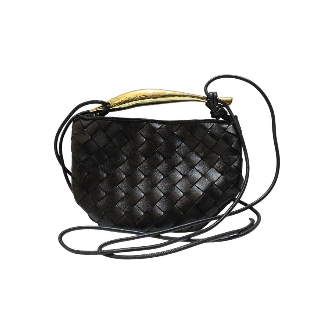 IT63R4FNRLEP Bottega Veneta Intrecciato Sardine Mini Shoulder Bag