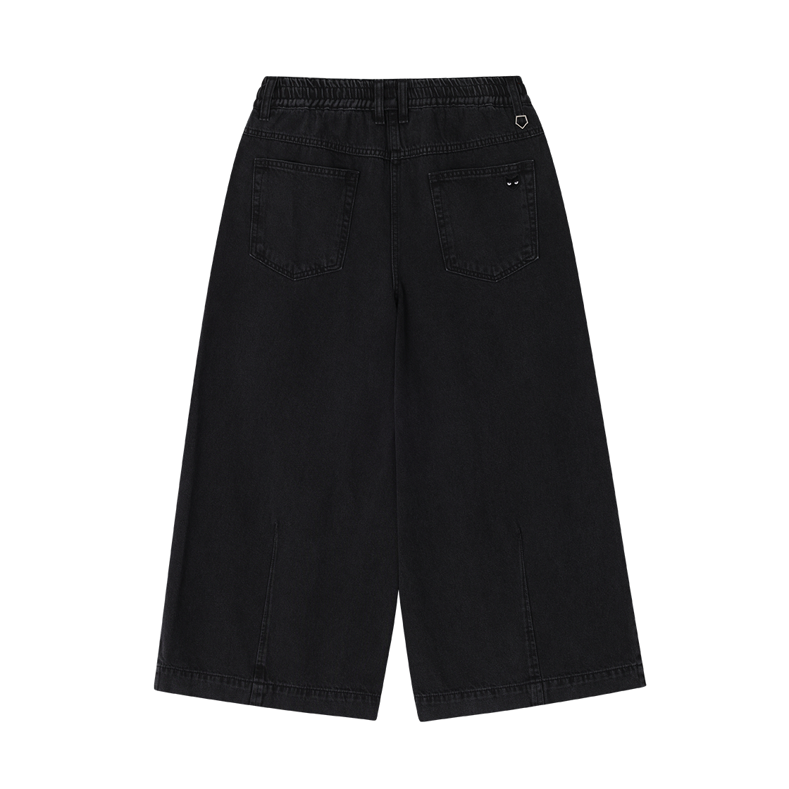 (W) 송지오 지제로 팬서 크롭 와이드 데님 블랙((W) SONGZIO ZZERO Panther Crop Wide Denim Black) - 2