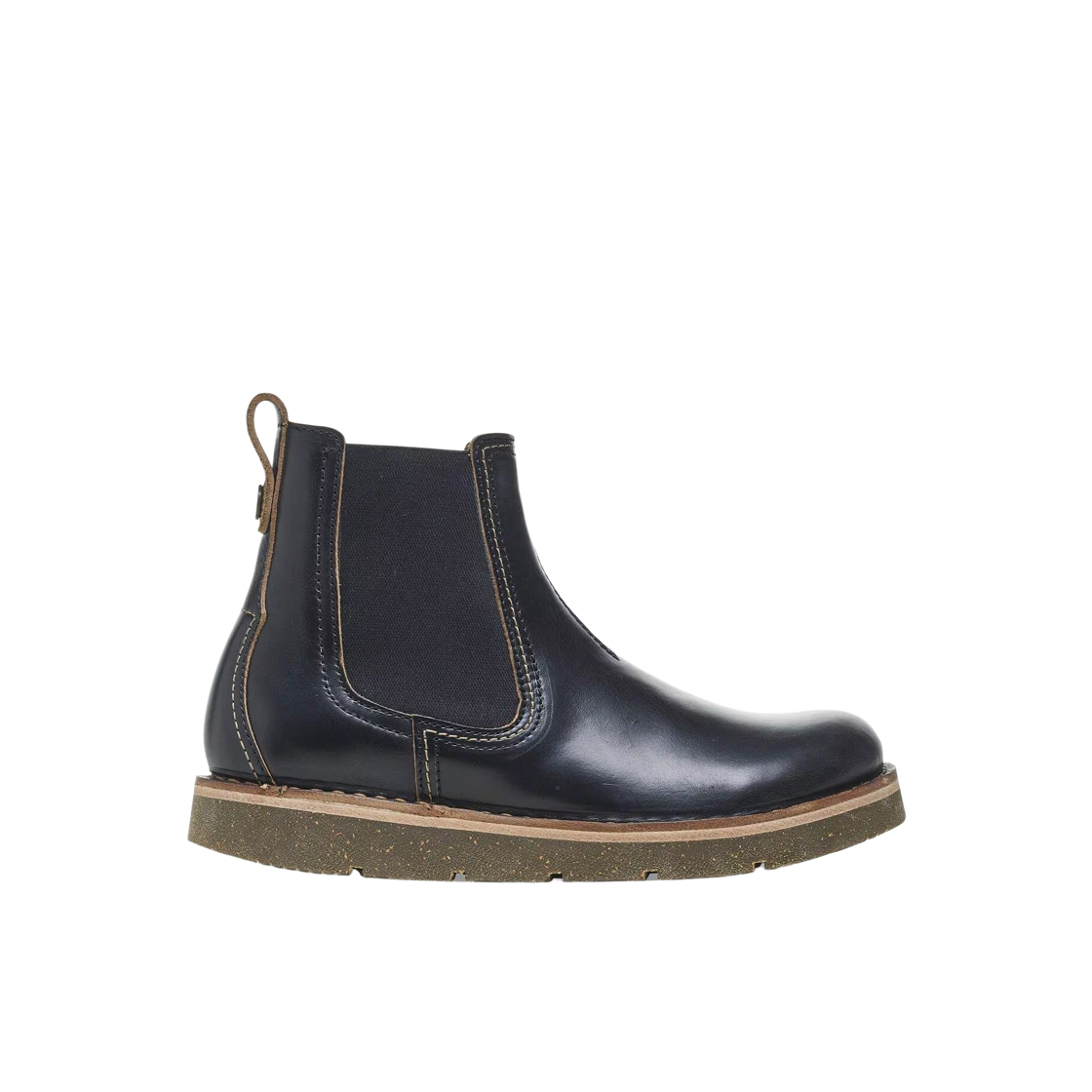1023743 (W) Birkenstock Birmingham Slip On Mid Black - Narrow