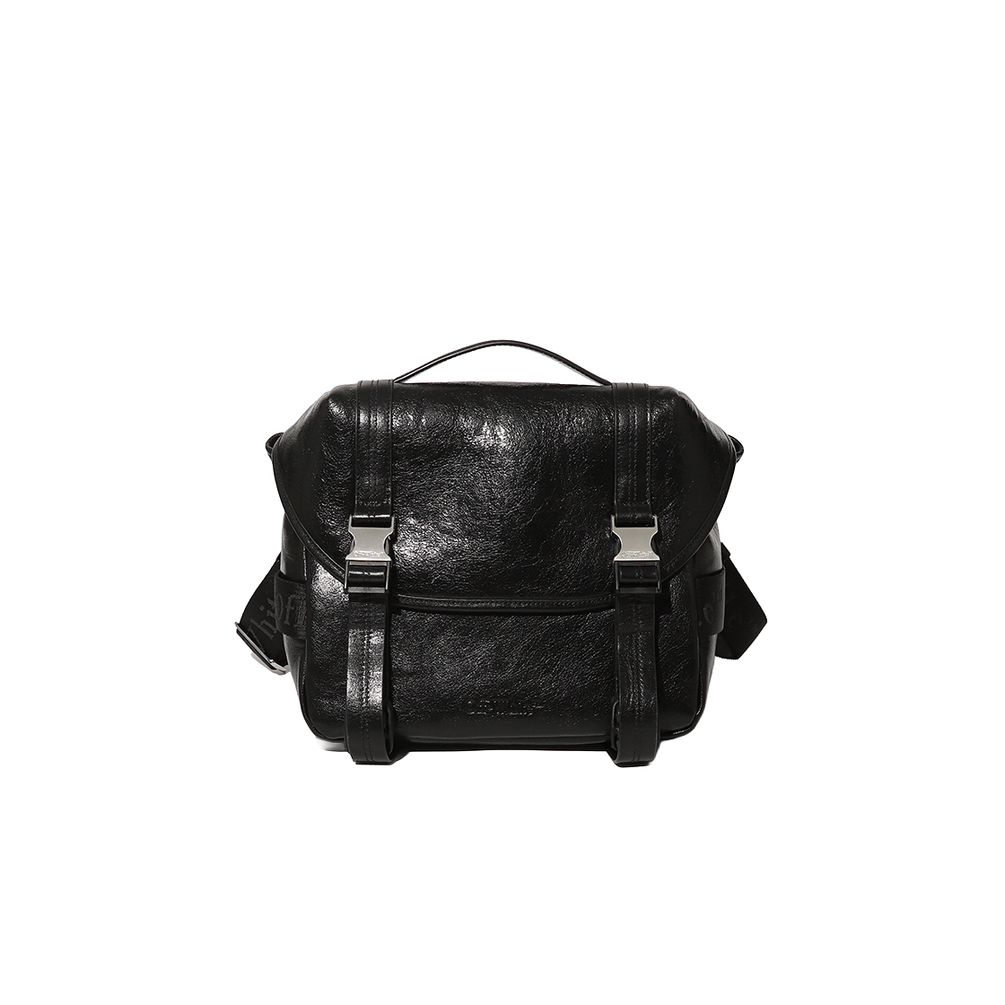 오프화이트 카메라 숄더 백 S 레더 (블랙)(Off-White Camera Shoulder Bag S Leather (Black)) - 1