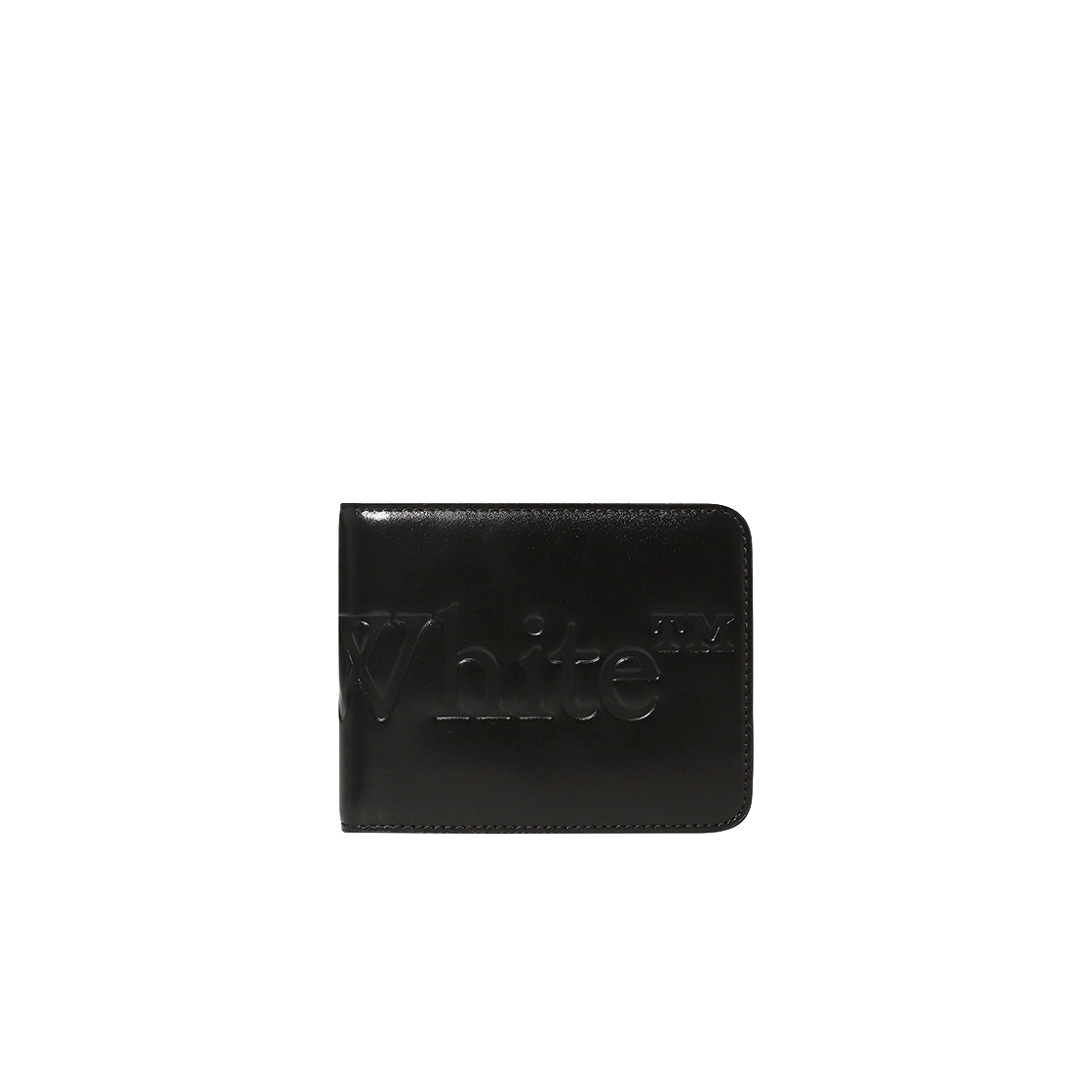 오프화이트 로고 하프 월렛 (블랙)(Off-White Logo Half Wallet (Black))