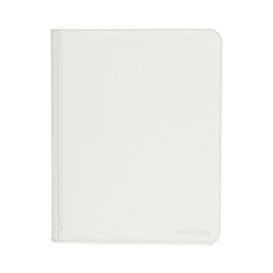 바실리스크 프리미엄 PU 탑로더 바인더, 화이트(BASILISK PREMIUM PU TOPLOADER BINDER, WHITE)