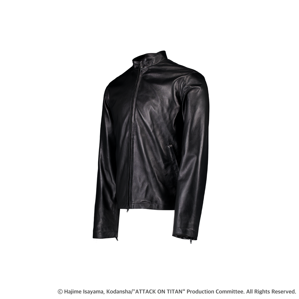[진격의 거인 I 언더마이카] 에렌 양가죽 프린지 레더 자켓 팬텀 블랙([Attack On Titan I Undermycar] Eren Lambskin Fringe Leather Jacket Phantom Black) - 4