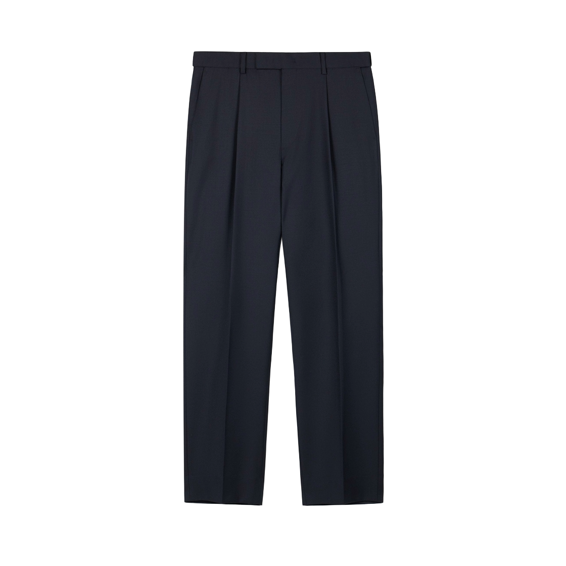 TNPA6F100N2 TNGT Wool Blend Comfort Tapered-Fit Pants Dark Navy