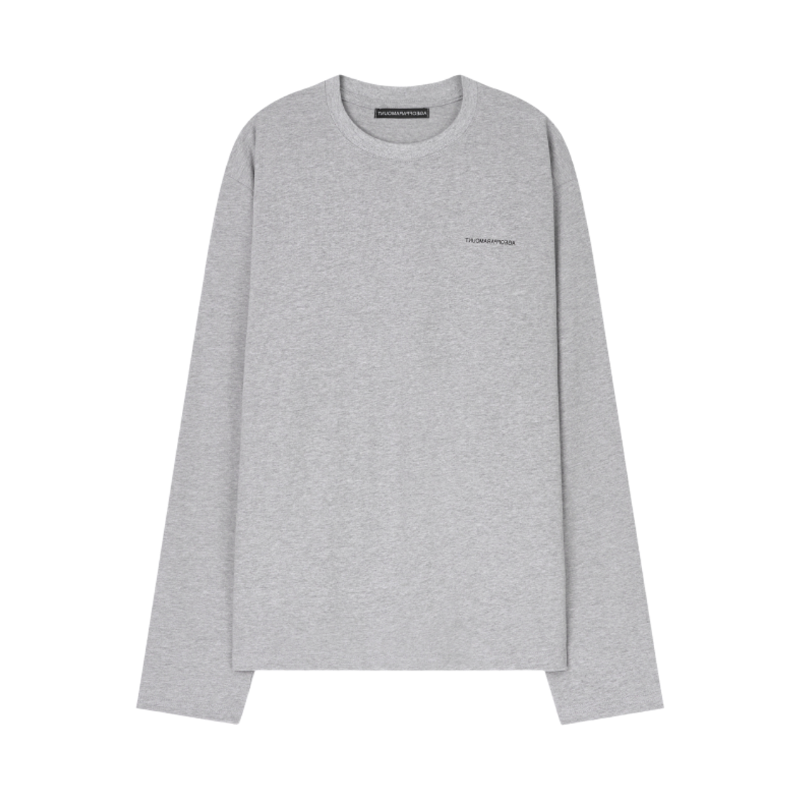 AOPSS26LS04GRY AGEOFPARAMOUNT Basic Long Sleeves Gray