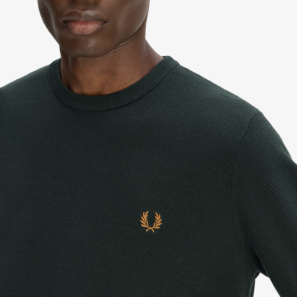 프레드페리 피케 스티치 니트 나이트그린(Fred Perry Pique Stitch Knit Night Green) - 5