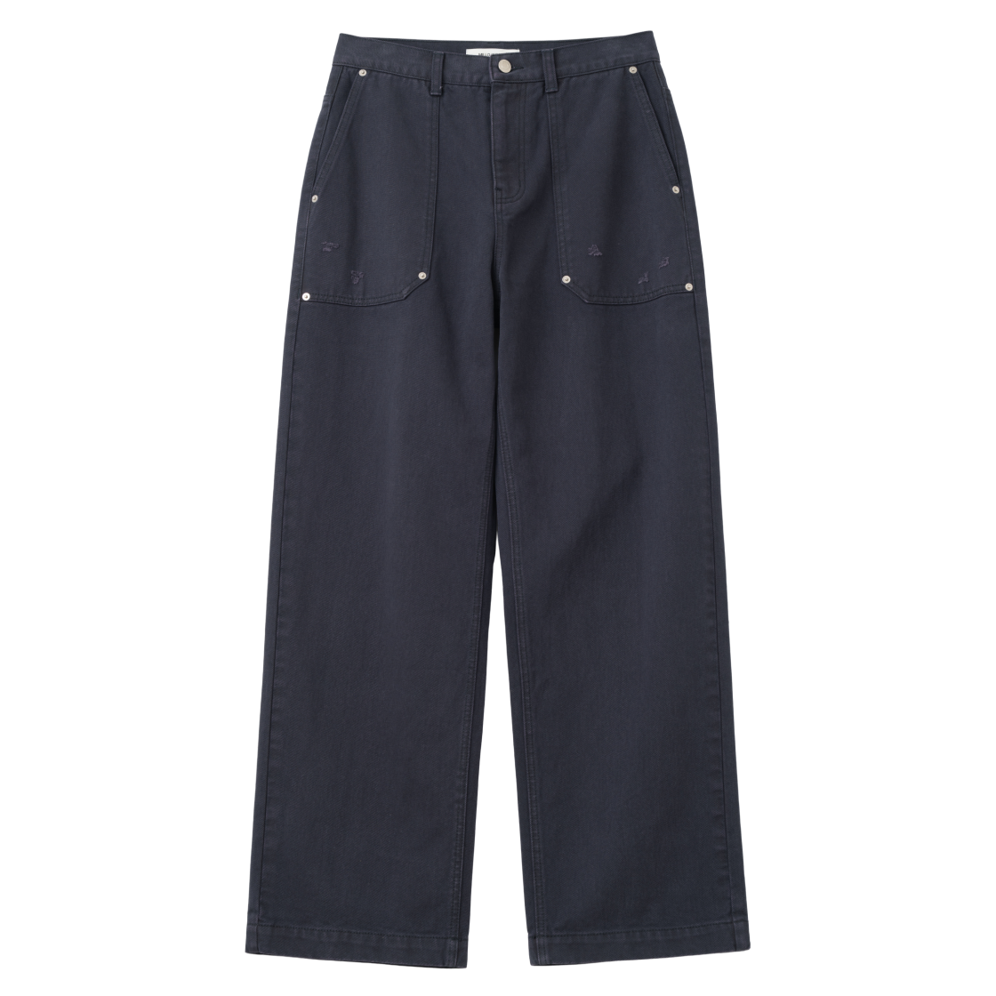 MW380DNA MILLO WOMEN Vintage Pocket Loose Jeans Deep Navy