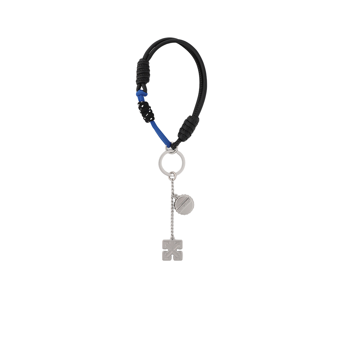 오프화이트 로고 키링 (실버)(Off-White Logo Keyring (Silver))