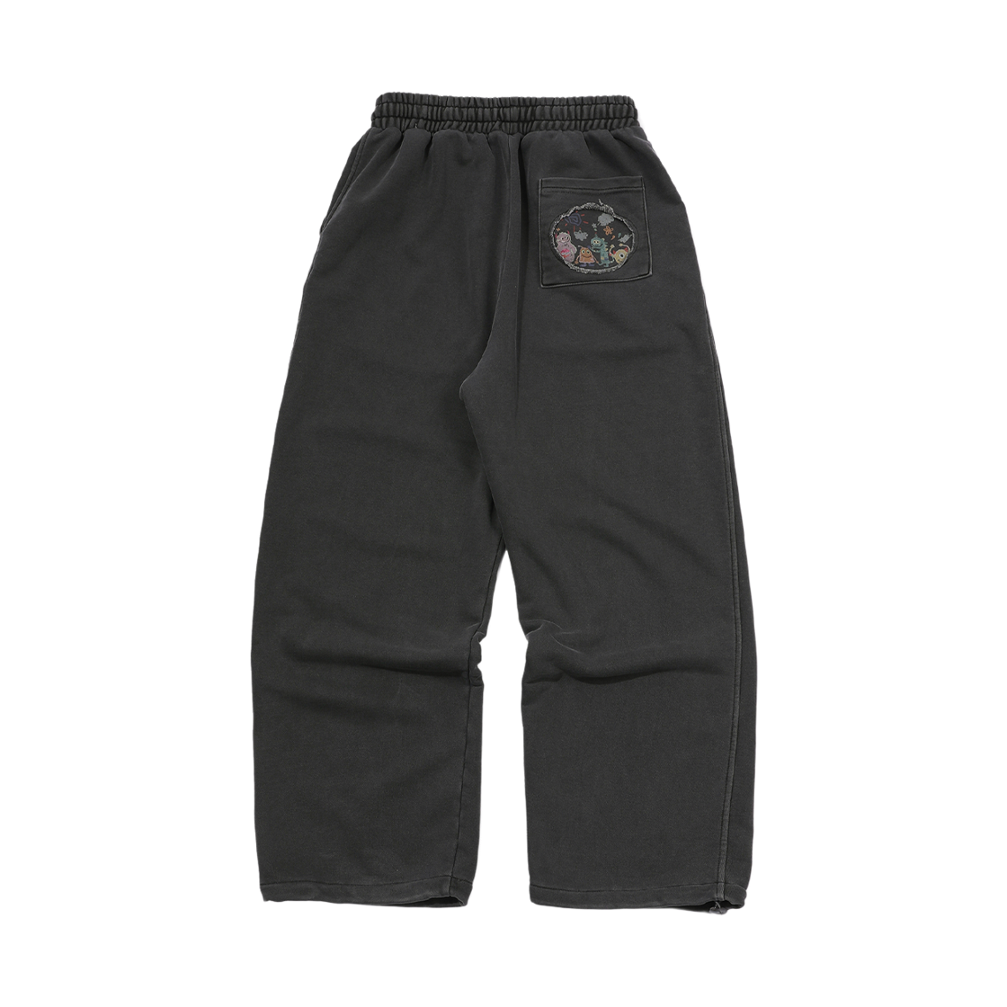 CP25SB55 CPGN STUDIO Happy Day Pocket Pigment Sweatpants Smoke Black