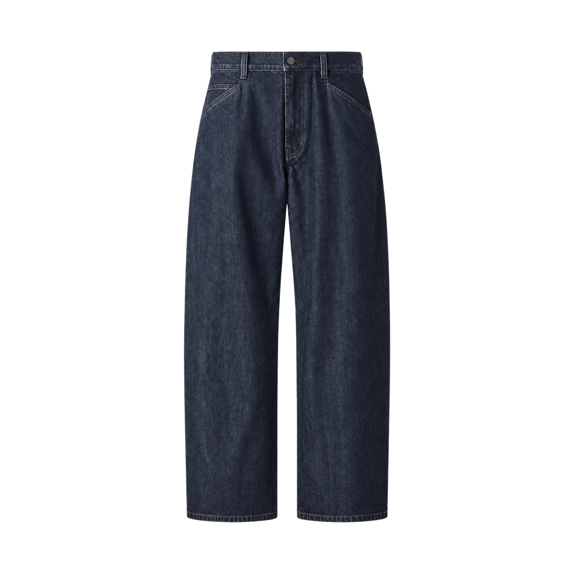 488743-69 Uniqlo C Barrel Jeans Navy