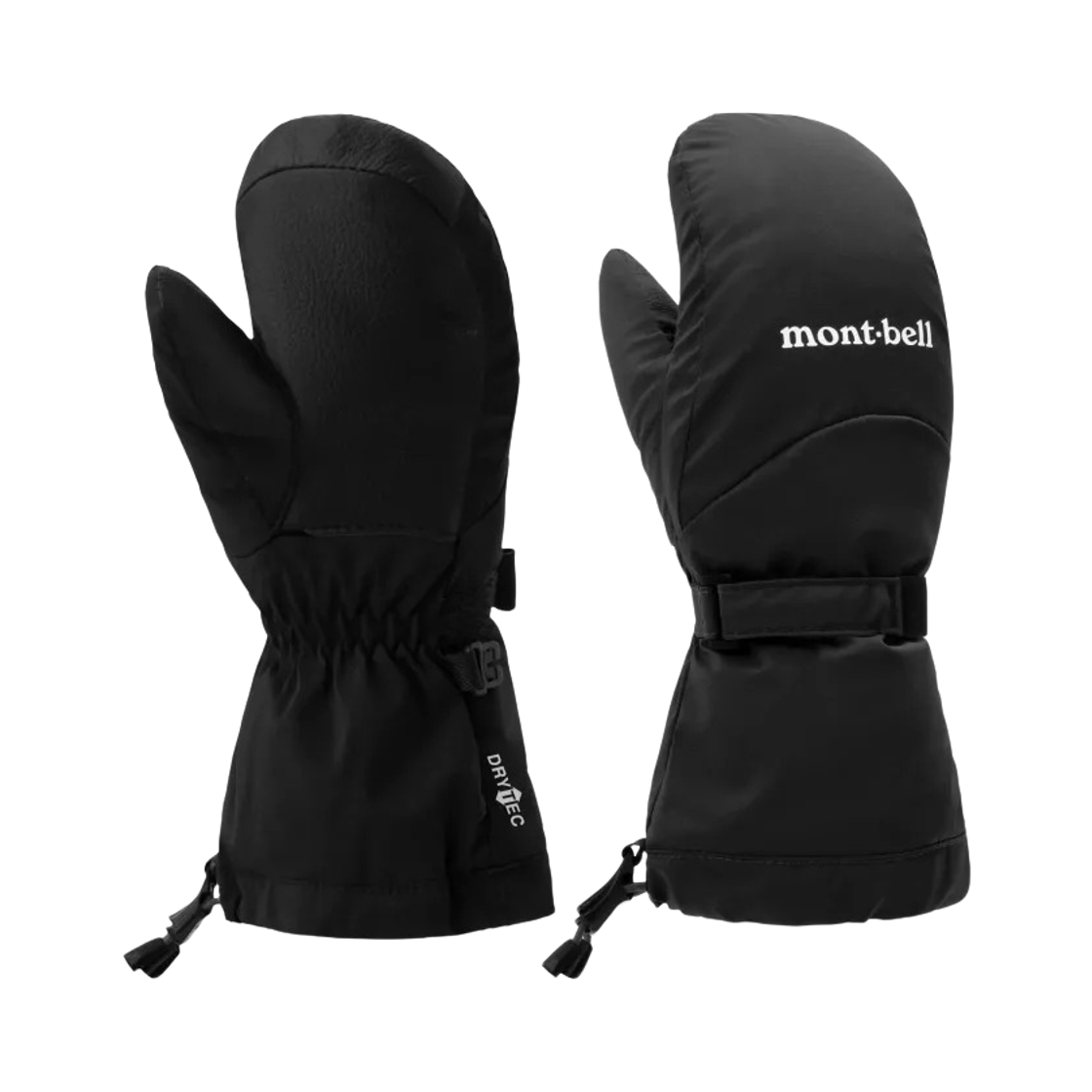 1118726 (Kids) Montbell Powder Mittens Black