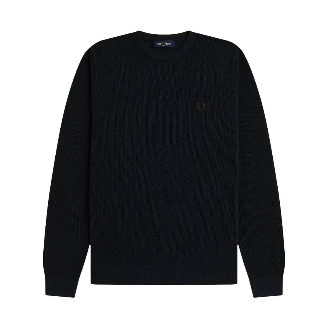 AFPM2G31309-421 Fred Perry Pique Stitch Knit Navy
