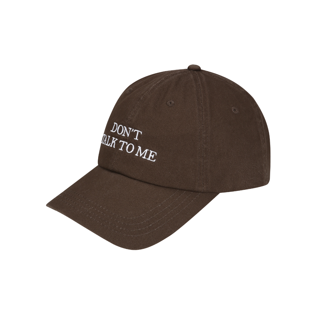 레이지지 돈 톡 투 미 볼캡 브라운(LAZYZ Don't Talk To Me Ball Cap Brown)