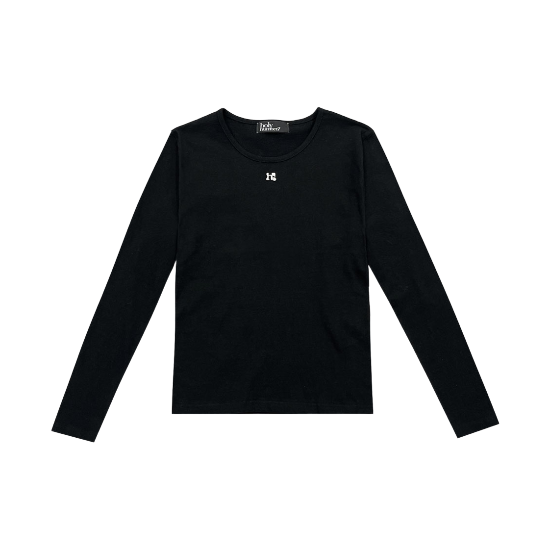 7TS2FA01WBB000 Holy Number 7 Point Symbol Black Long Sleeve
