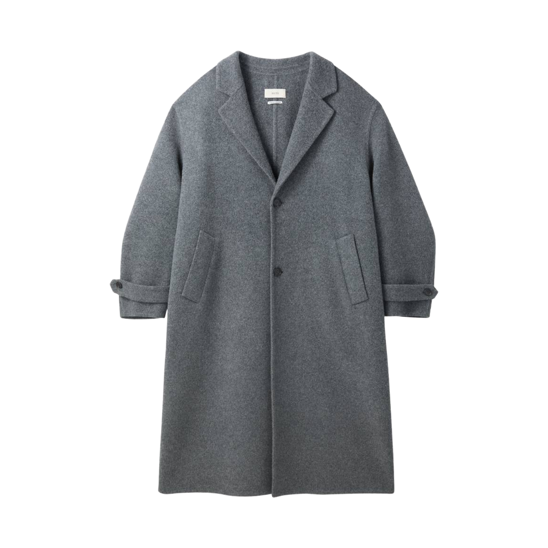 RM26WRCT001MG Recto Oversized Maxi Handmade Coat Melange Grey