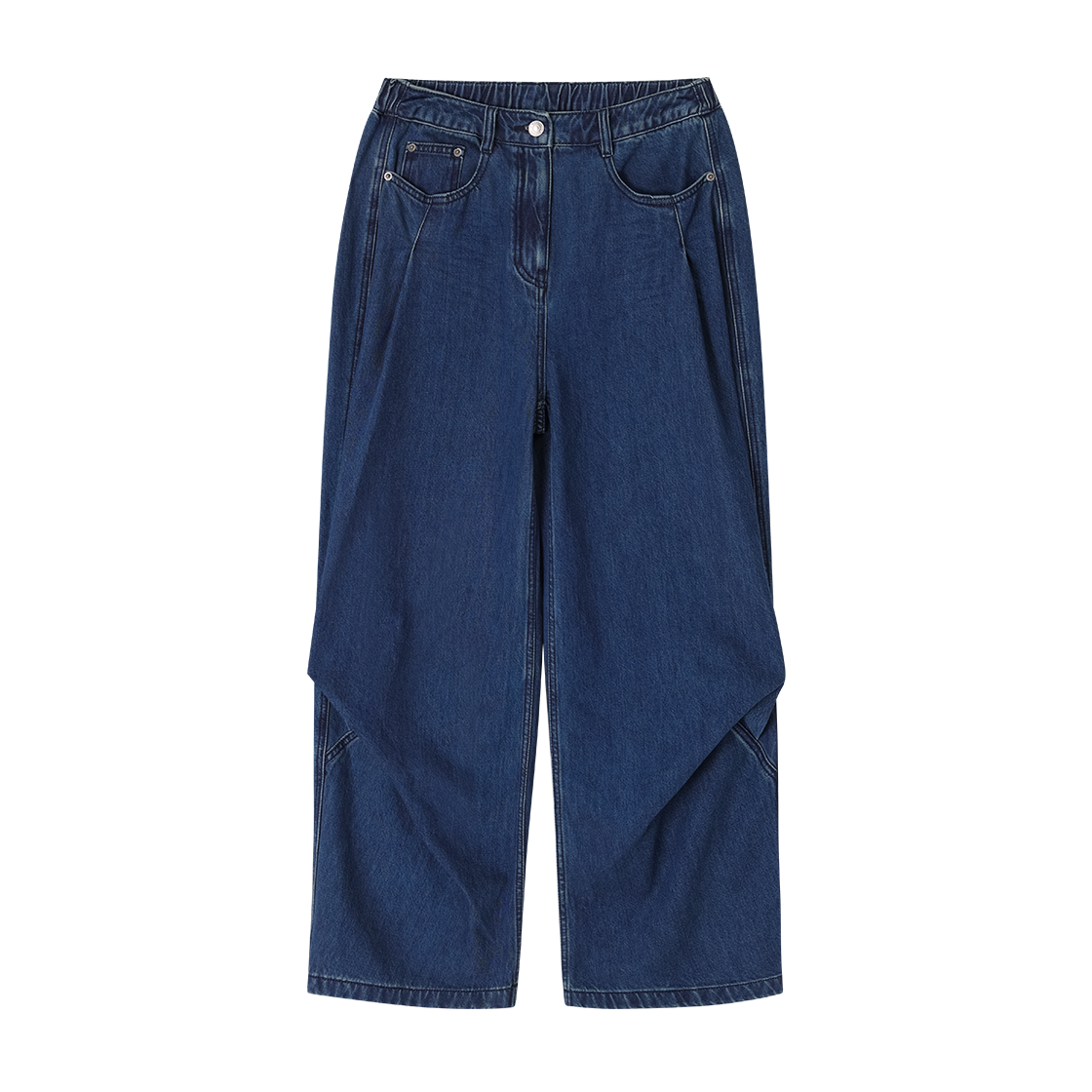 WI5PT715BL (W) SONGZIO COLLECTION Bias Drape Denim Black