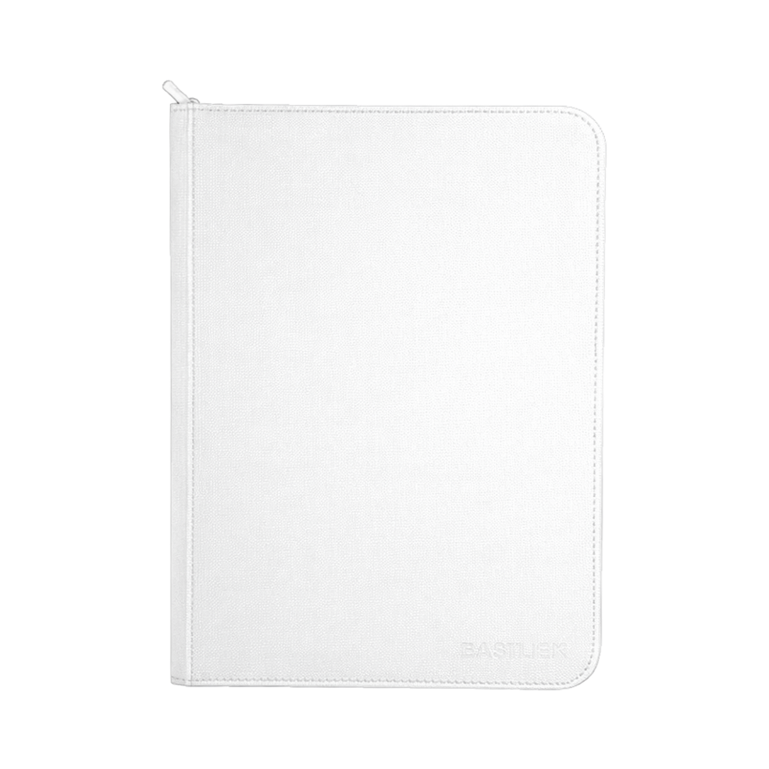 BSB-9-WHITE BASILISK PREMIUM PU SLEEVE BINDER, WHITE