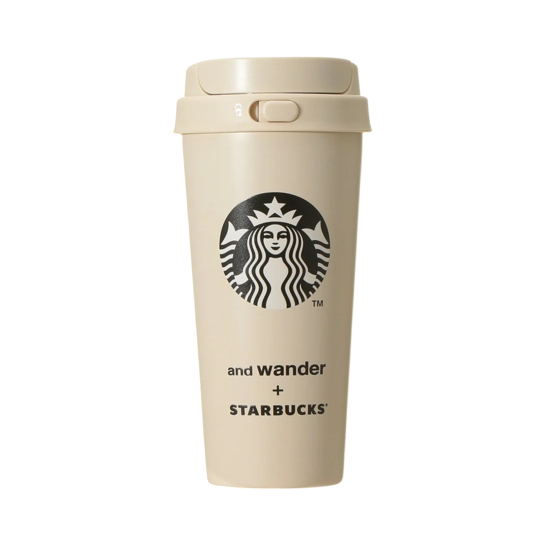 앤드 원더 x 스타벅스 스테인리스 스틸 투고 보틀 473ml 베이지(And Wander x Starbucks Stainless Steel Togo Bottle 473ml Beige)