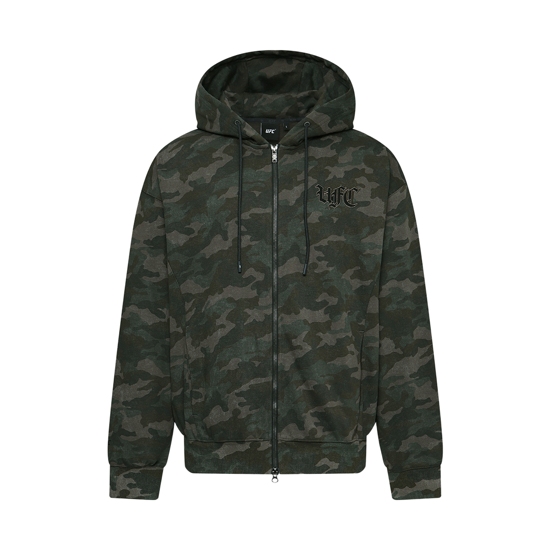 유에프씨 스포츠 카모 라스베가스 오버핏 후드 집업 카모(UFC SPORT Camo Las Vegas Oversized Fit Hoodie Zip-Up Camo) - 1