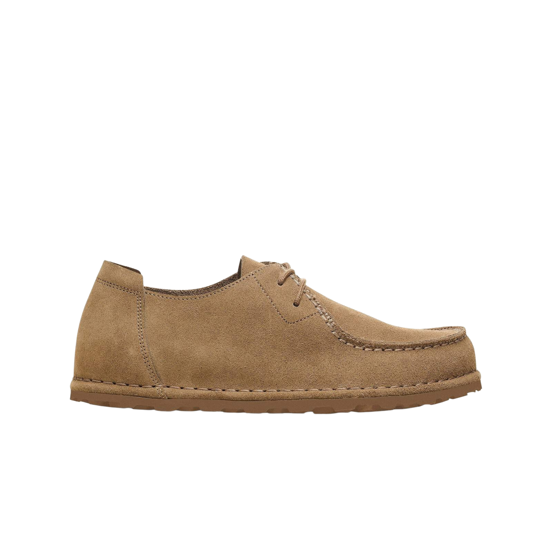 1034413 Birkenstock Utti Lace Suede Leather Solid Grey Taupe - Narrow