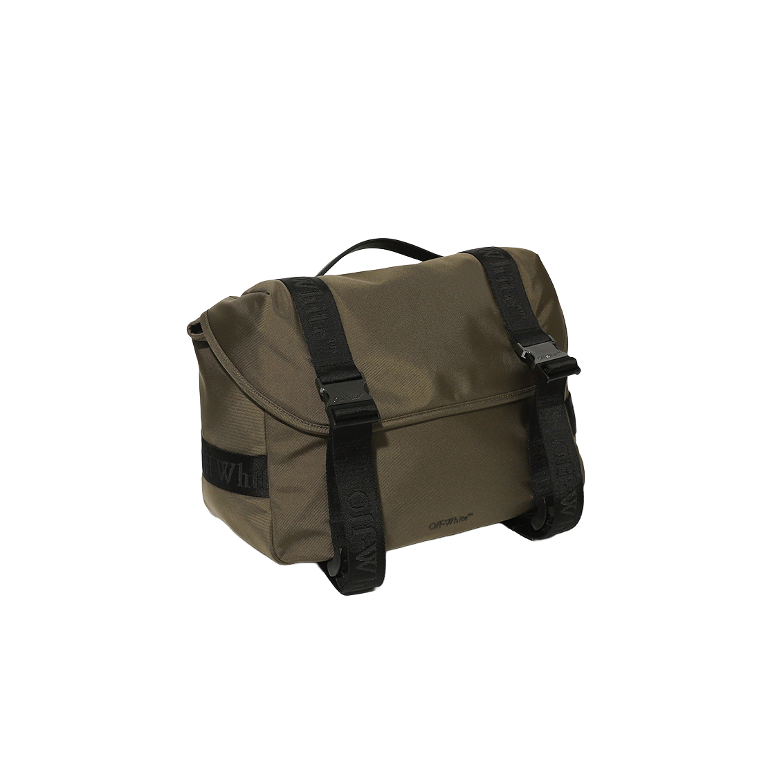 오프화이트 카메라 숄더 백 L (카키)(Off-White Camera Shoulder Bag L (Khaki)) - 3
