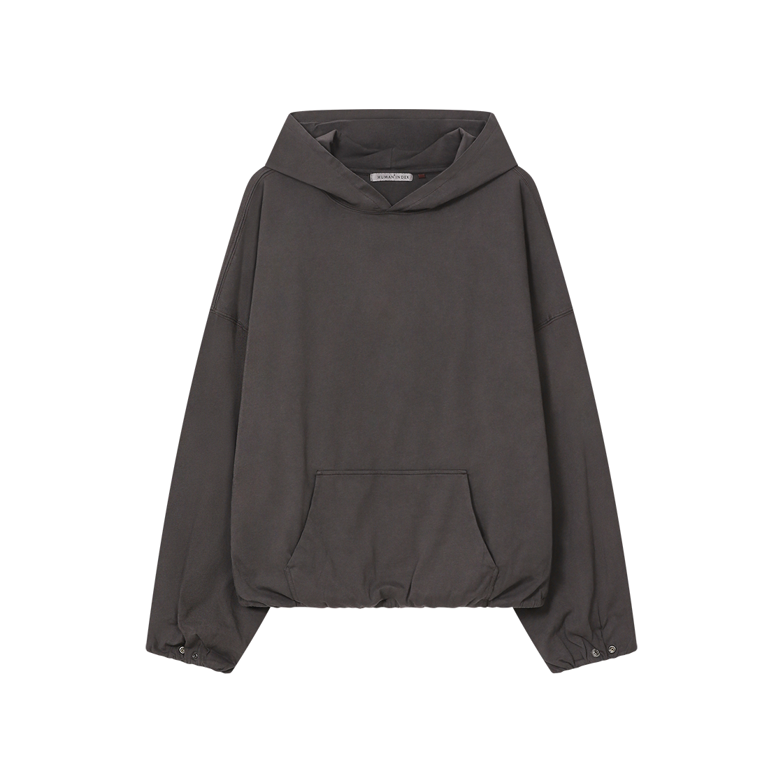 폴리테루 휴먼인덱스 복서 후디 차콜(Polyteru Human Index Boxer Hoodie Charcoal)